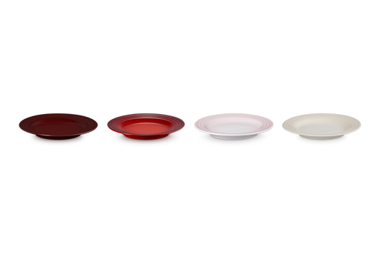 Stoneware Petits Fours Set of 4 Appetiser Plates