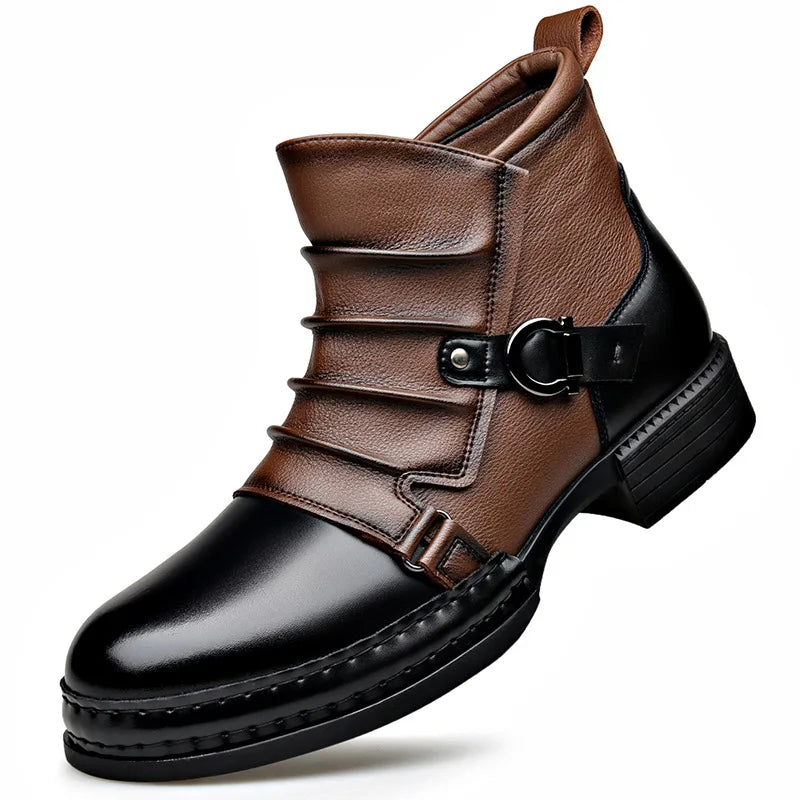 Herren Stiefeletten aus echtem Leder