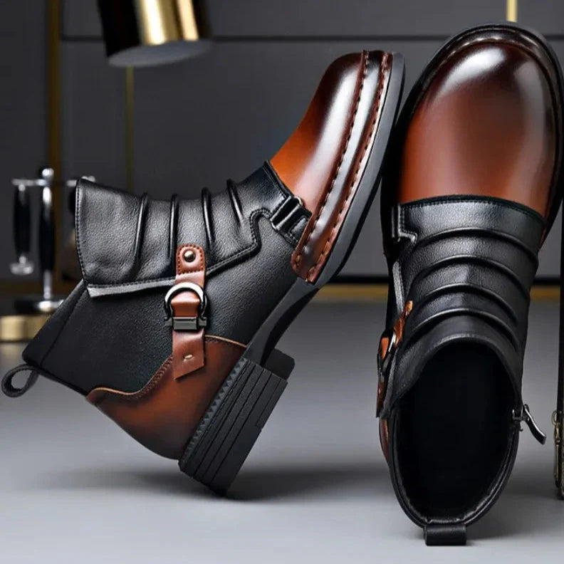 Herren Stiefeletten aus echtem Leder