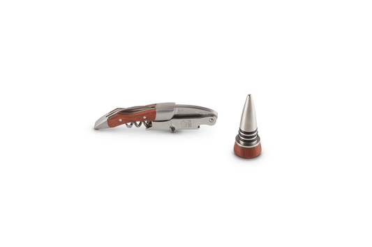 GS 190 Wooden Waiter's Corkscrew and Stopper