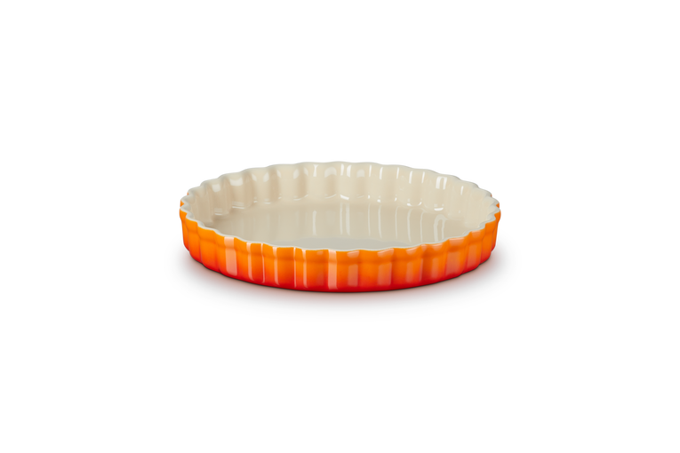 Stoneware Fluted Flan Dish