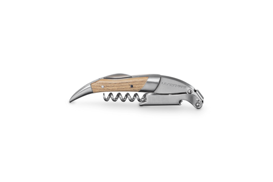 Premium Waiter's Corkscrew with Oak Wood Handle