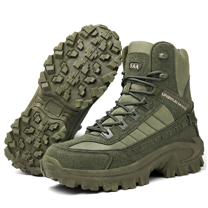 Herren Kampfstiefel Orthopädische Unterstützung Wanderstiefel Wasserdichte Durchtrittsichere Arbeitsstiefel