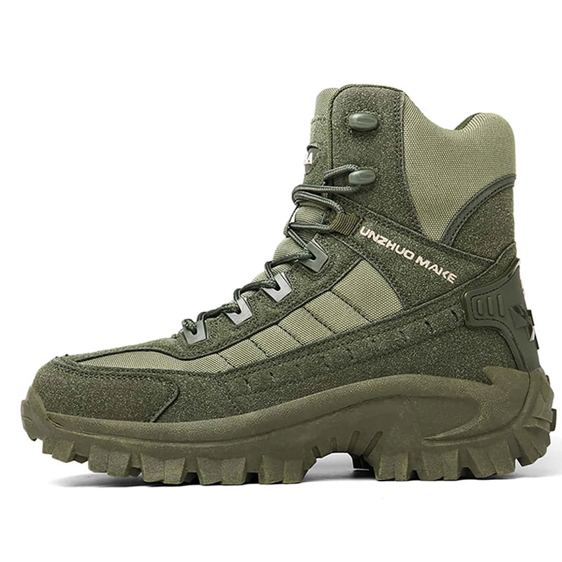 Herren Kampfstiefel Orthopädische Unterstützung Wanderstiefel Wasserdichte Durchtrittsichere Arbeitsstiefel